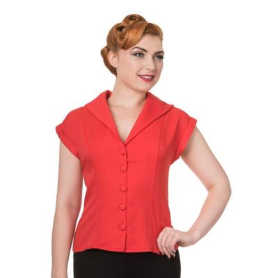 Banned Dream Master Blouse Red-XXL Banned Dream Master Blouse Red-XXL