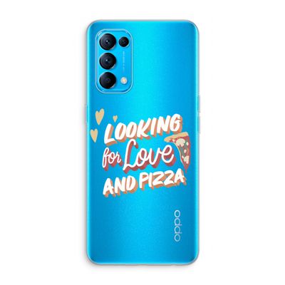Pizza is the answer: Oppo Find X3 Lite Transparant Hoesje