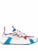 Moncler baskets à design colour block - Blanc