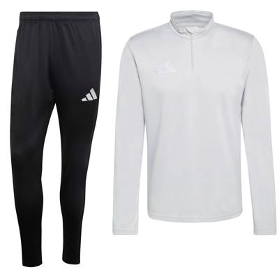 adidas Entrada 26 Trainingspak 1/4-Zip Grijs Zwart adidas Entrada 26 Trainingspak 1/4-Zip Grijs Zwart