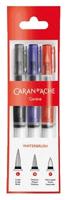 Penseel caran d ache m breed fibre tip set 3st