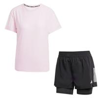 adidas OTR Tee 2in1 Short Set Dames