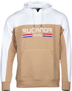 Rucanor Trevor sweater hoodie heren wit/beige maat M
