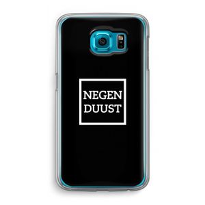 Negenduust black: Samsung Galaxy S6 Transparant Hoesje