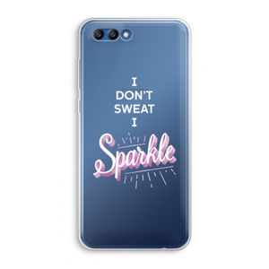 Sparkle quote: Honor 10 Transparant Hoesje