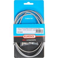Elvedes voorremkabel voor rollerbrake br-im85 .rvs, zilver buitenkabel 1000mm/1250mm binnenkabel