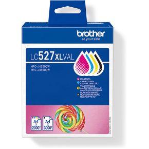 Brother LC527XLVAL inktcartridge 4 stuk(s) Origineel Hoog (XL) rendement Zwart, Cyaan, Magenta, Geel
