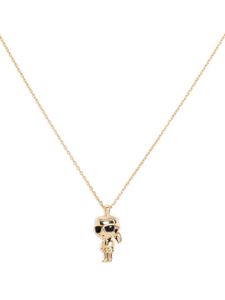 Karl Lagerfeld collier à pendentif K/Ikonik Karl - Or