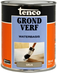 tenco grondverf waterbasis grijs 0.75 ltr