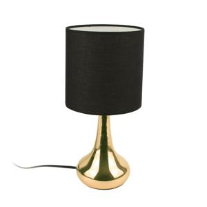 Tafellamp Elegance - kunststof - goud - touch bediening - D15 x H33 cm - binnen