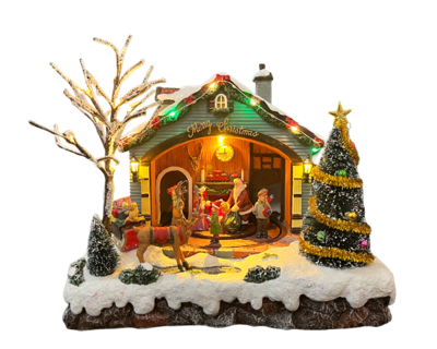 Kerstman Geeft Cadeaus - Oosterik home