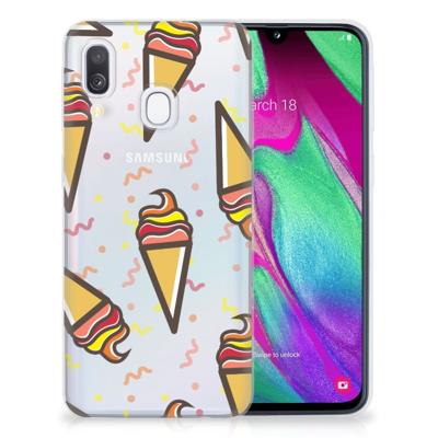 Samsung Galaxy A40 | Siliconen Case | Icecream