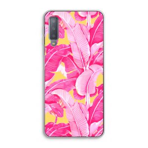 Pink Banana: Samsung Galaxy A7 (2018) Transparant Hoesje