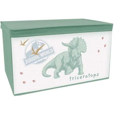 FUN HOUSE Jurrasic World dinosaurus speelgoedkist - opvouwbaar - 55,5 x 34,5 x 34 cm - voor kinderen