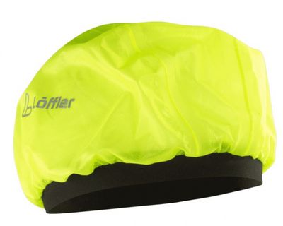 Löffler helmhoes polyester neongeel one-size