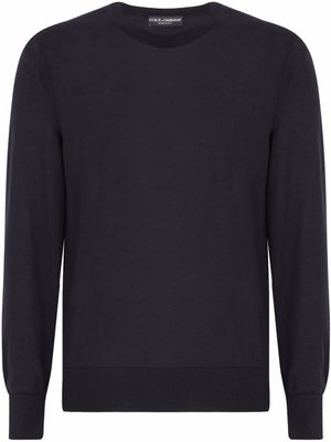 Dolce & Gabbana pull en cachemire - Bleu
