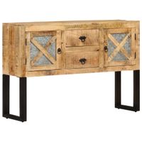 Dressoir 110x30x74 cm ruw mangohout