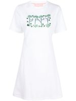 BAPY BY *A BATHING APE® robe à logo et manches courtes - Blanc