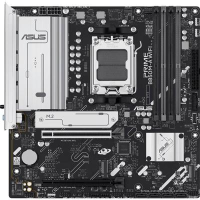 Asus PRIME B850M-A Moederbord Socket AMD AM5 Vormfactor Micro-ATX Moederbord chipset AMD® B850
