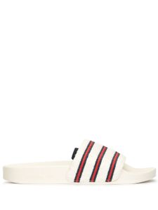 adidas claquettes Adilette en maille torsadée - Blanc