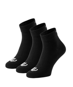 Vinnie-G Quartersokken 3-pack Zwart-39/42