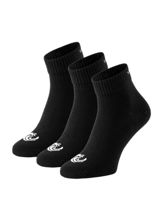 Vinnie-G Quartersokken 3-pack Zwart-47/49