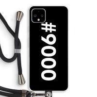 #9000: Pixel 4 XL Transparant Hoesje met koord