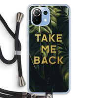 Take me back: Xiaomi Mi 11 Lite Transparant Hoesje met koord