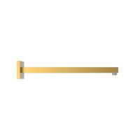 Douchearm Tres Exclusive | 40 cm | Wandmontage | Messing | Vierkant | 24k Goud mat