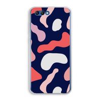 Memphis Shapes Pink: Honor 10 Transparant Hoesje
