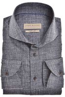 John Miller Tailored Fit Overhemd donkerblauw, Motief