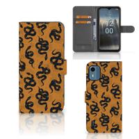 Telefoonhoesje | Met pasjeshouder | voor Nokia C12 Snakes