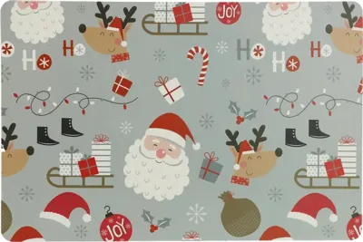 Unique Living placemat present 43.5x28.5cm dark grey