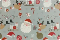 Unique Living placemat present 43.5x28.5cm dark grey