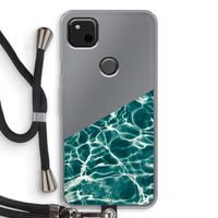 Weerkaatsing water: Pixel 4a Transparant Hoesje met koord