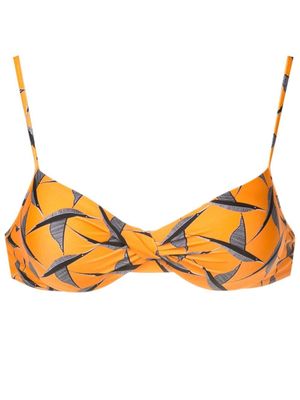 Lygia & Nanny haut de bikini Cassis à design torsadé - Orange