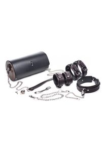 Kinky Clutch Black Bondage Set with Carrying Case