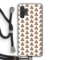 Poop emoji: Samsung Galaxy A32 5G Transparant Hoesje met koord
