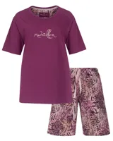 Medaillion dames shortama katoen - Jungle