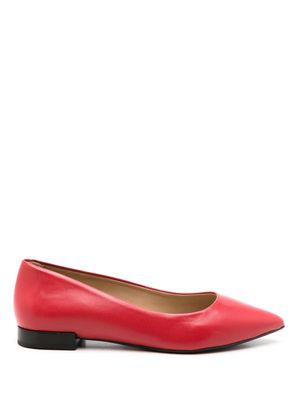 Sarah Chofakian ballerines Francesca à bout pointu - Rouge