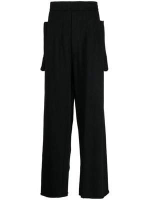 Random Identities pantalon ample à détail de poches oversize - Noir