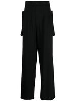 Random Identities pantalon ample à détail de poches oversize - Noir
