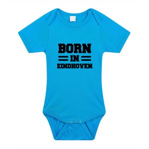 Born in Eindhoven cadeau baby rompertje blauw jongens