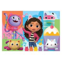 Clementoni puzzel gabby's poppenhuis, 2x60st.