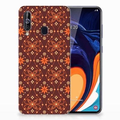 Samsung Galaxy A60 | TPU bumper | Batik Brown