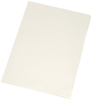 Q-CONNECT L-map, glashelder, 120 micron, pak van 100 stuks