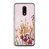 Painted wildflowers: OnePlus 7 Transparant Hoesje