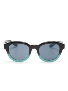 Giorgio Armani lunettes de soleil rondes à effet dégradé - Bleu