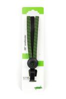 Widek triobinder eye met haak 3x12mm zwart/olijfgroen