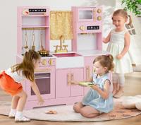 Houten Speelgoedkeuken met Gootsteen en Kraan Speelgoedkeuken met Accessoires
